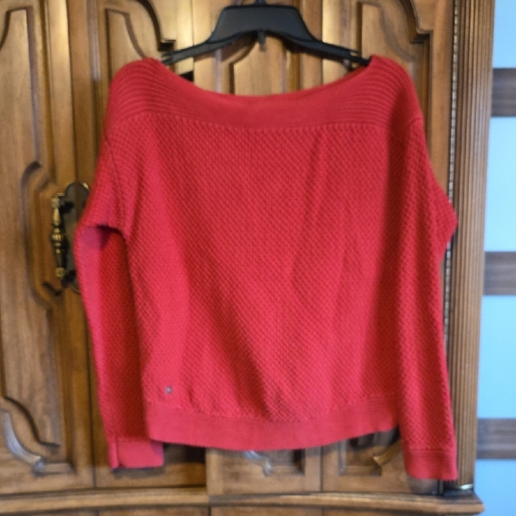 Ralph Lauren Sweaters - Ralph Lauren Off-the-Shoulder Red Sweater